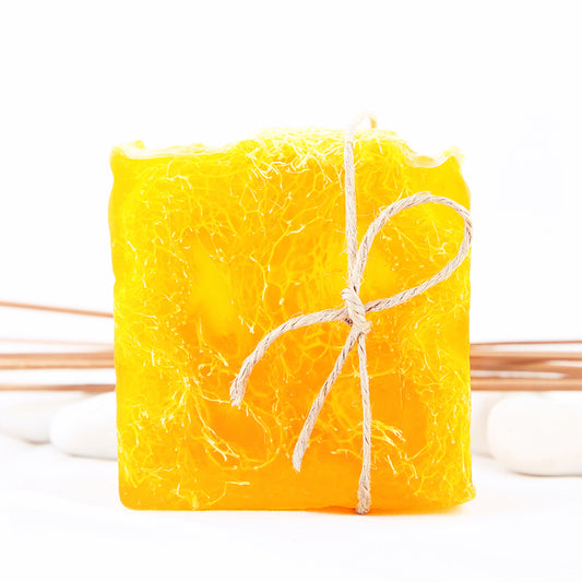 Chamomile Natural Handmade Loofah Soap