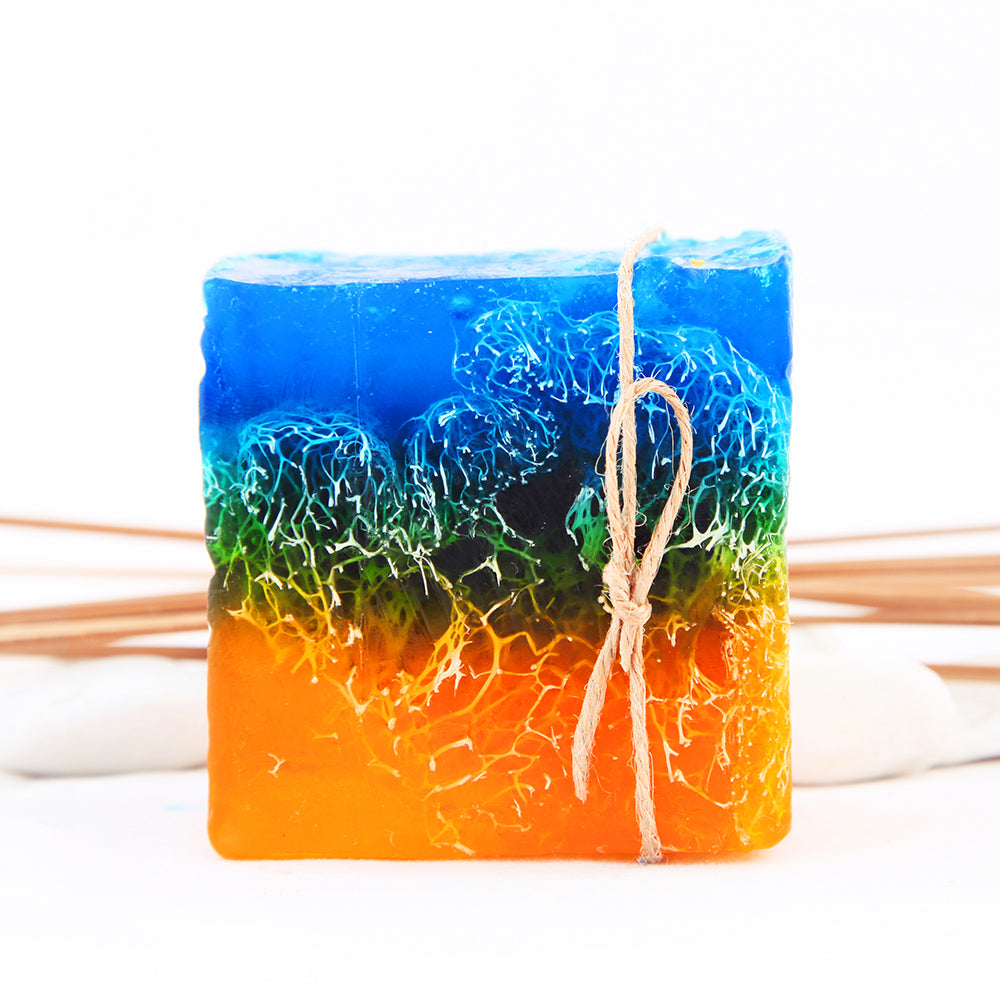 Papaya Natural Handmade Loofah Soap